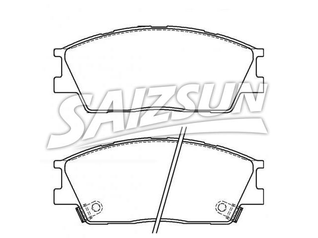 Brake Pad Set:58101-K0A50