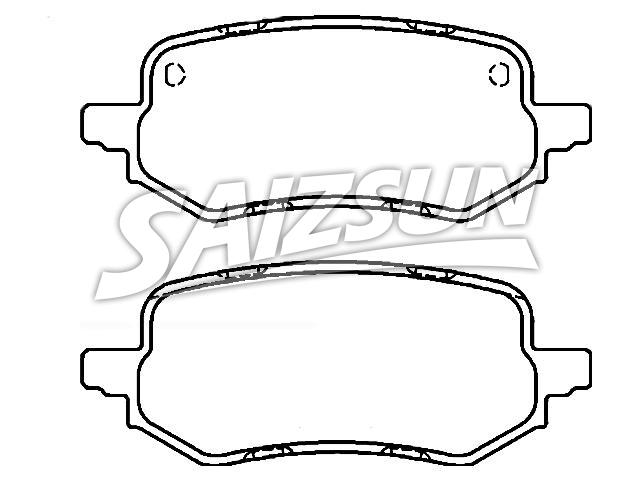 Brake Pad Set:2 413 374