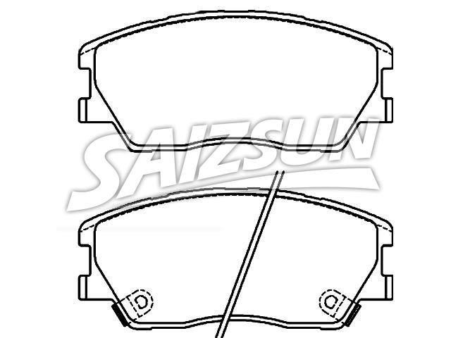 Brake Pad Set:58101-K0A10