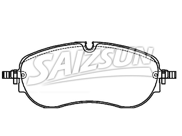 Brake Pad Set:1EA 698 151 B