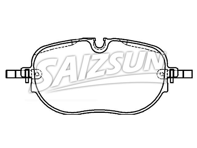 Brake Pad Set:1EA 698 151 L
