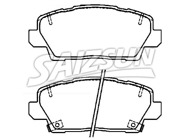 Brake Pad Set:58101-G6A00