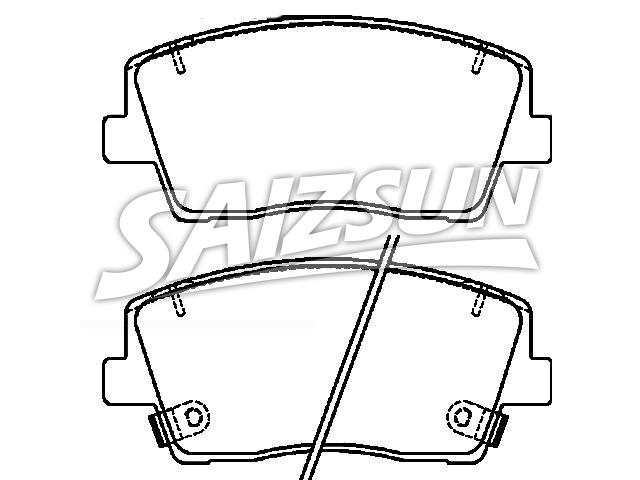 Brake Pad Set:58101-J5A25