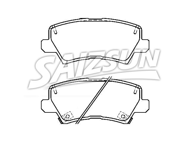 Brake Pad Set:58302-G6A01