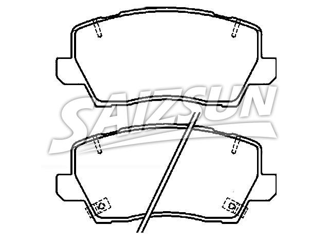 Brake Pad Set:58101-G6A40