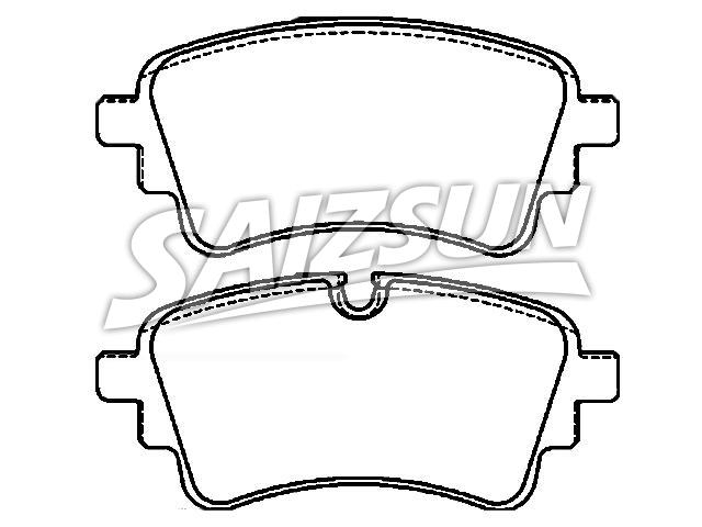 Brake Pad Set:8W0 698 451 AP