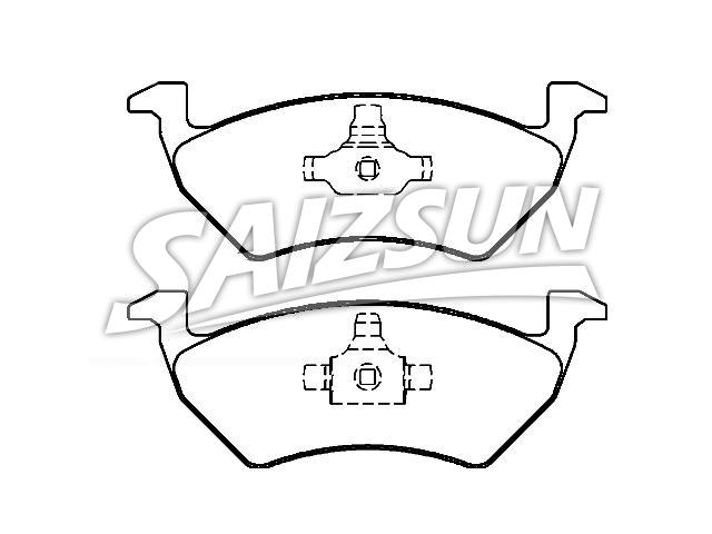 Brake Pad Set:5U0 698 151 B