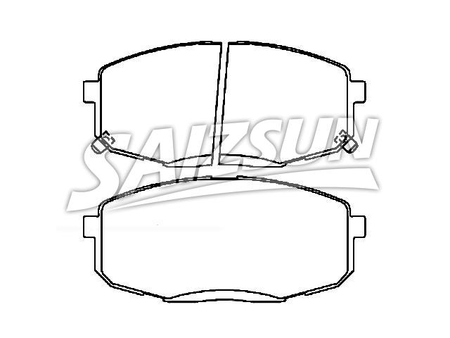 Brake Pad Set:58101-M4A10