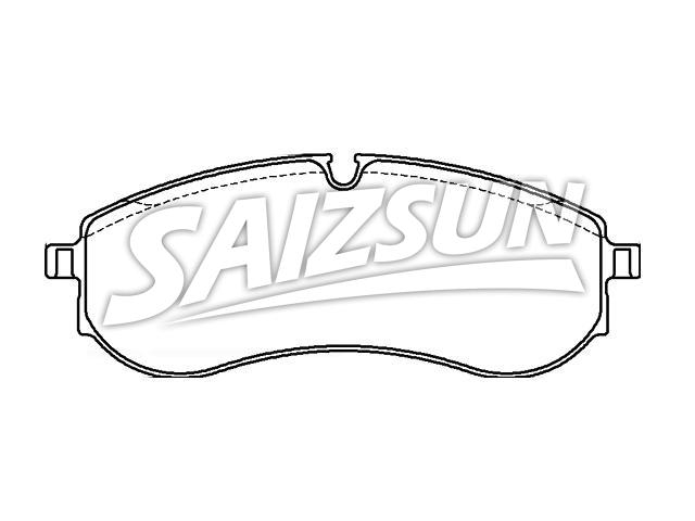 Brake Pad Set:655 08 206 007