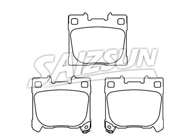 Brake Pad Set:04466-52200