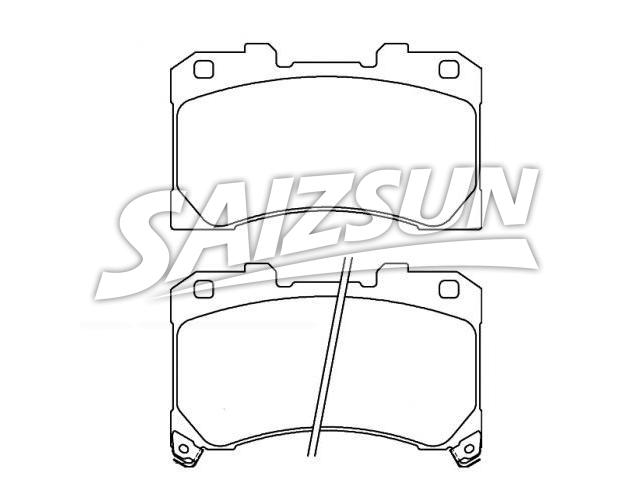 Brake Pad Set:04465-52370