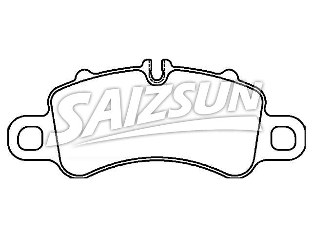 Brake Pad Set:992 698 075 F