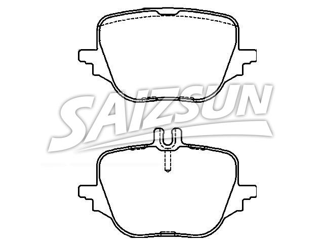 Brake Pad Set:000 420 41 03