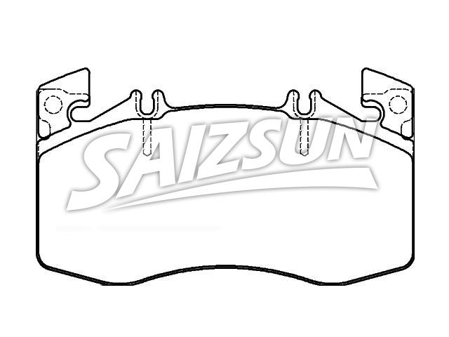 Brake Pad Set:000 420 22 03
