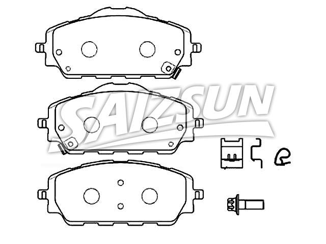 Brake Pad Set:EFS1-2011-CA