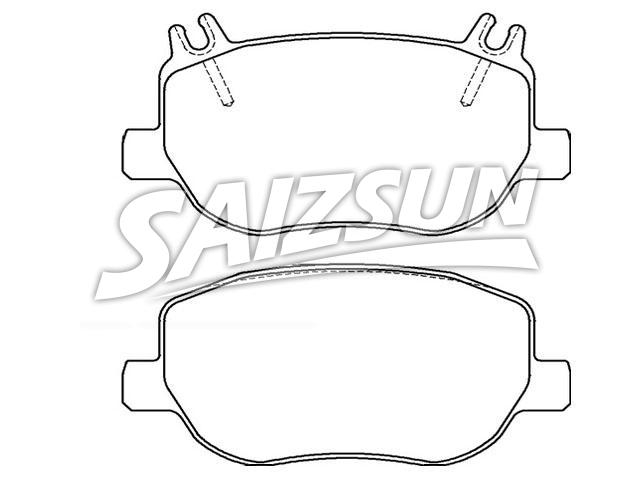 Brake Pad Set:A0004200406