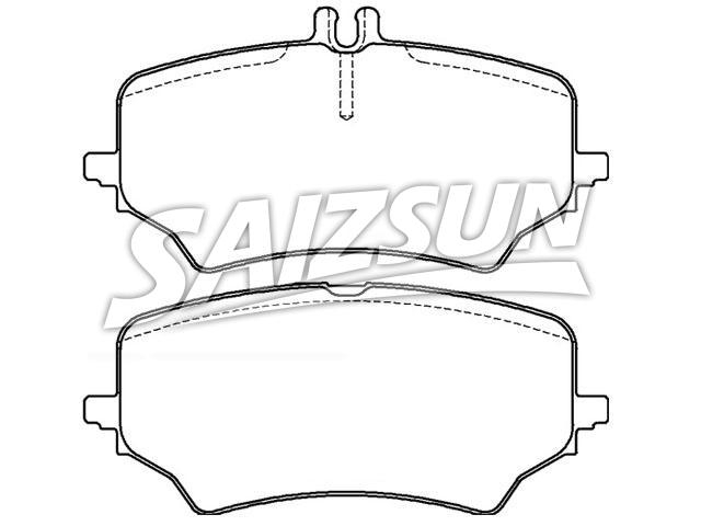 Brake Pad Set:000 420 64 03
