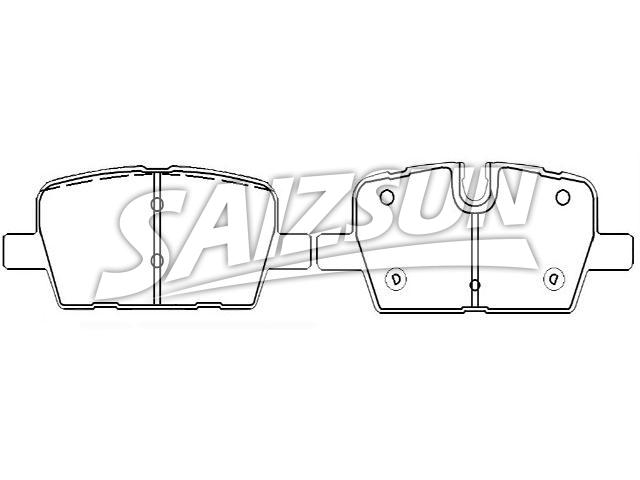 Brake Pad Set:26445684
