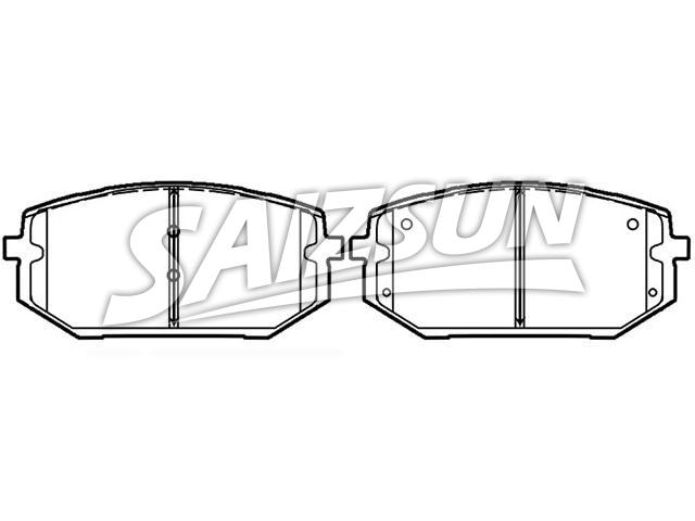 Brake Pad Set:58101R2A10