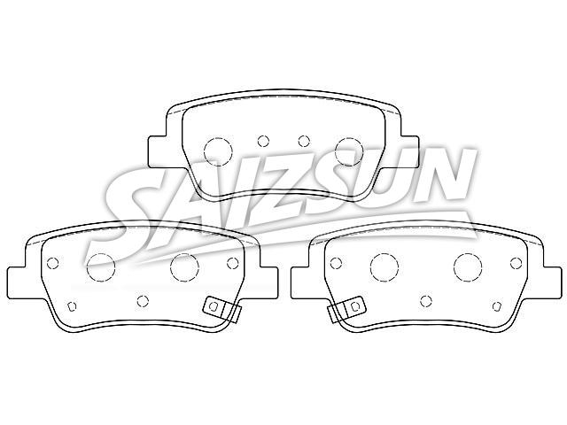 Brake Pad Set:58302-AAA40