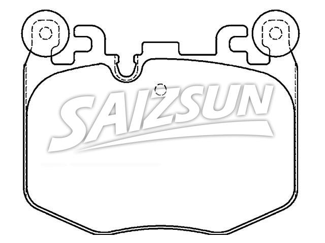 Brake Pad Set:34 10 8 842 387
