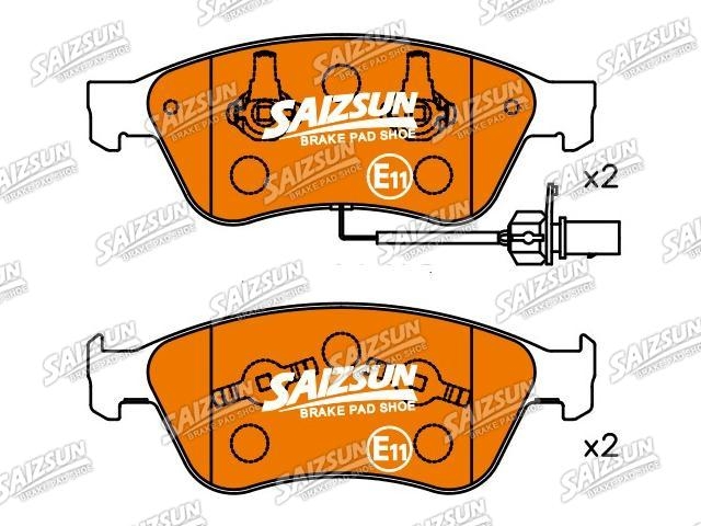 Bremsbelagsatz, Scheibenbremse Brake Pad Set:41060-05B90
