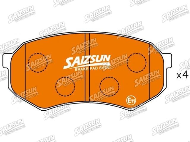 Plaquettes de frein Brake Pad Set:HE21-33-28ZB