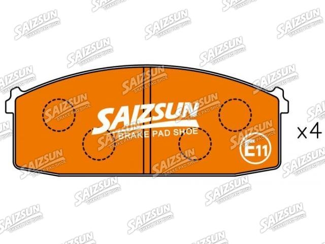 Bremsbelagsatz, Scheibenbremse Brake Pad Set:41060-01F87