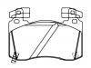 Bremsbelagsatz, Scheibenbremse Brake Pad Set:58101-J5A51