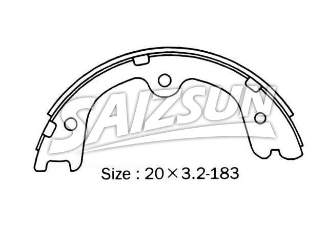 Brake Shoe Set Brake Shoe Set:NN2078