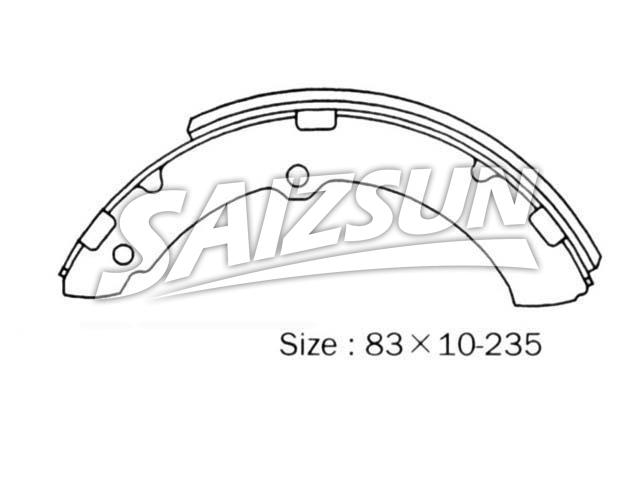 Brake Shoe Set Brake Shoe Set:NR1080