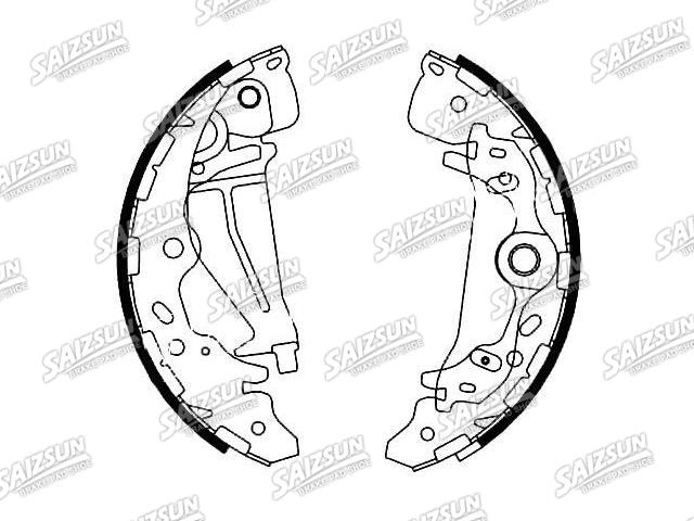 Brake Shoe Set Brake Shoe Set:0K58A-26-38Z