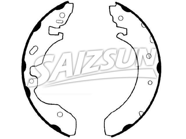 Brake Shoe Set Brake Shoe Set:XS8Z-2200-BA