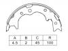 Brake Shoe Set Brake Shoe Set:S4653-01260