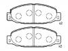 тормозная кладка Brake Pad Set:MB 295 692