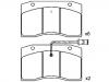 тормозная кладка Brake Pad Set:9316 1314