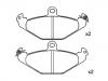 тормозная кладка Brake Pad Set:4 762 999