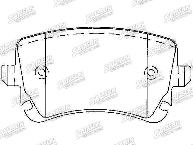 тормозная кладка Brake Pad Set:4B3 698 451