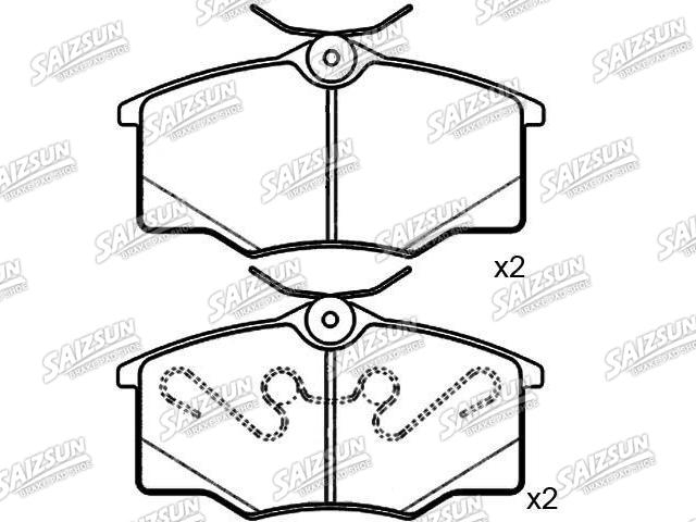 тормозная кладка Brake Pad Set:1605 021
