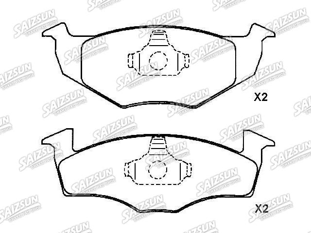 тормозная кладка Brake Pad Set:1H0 698 151 A