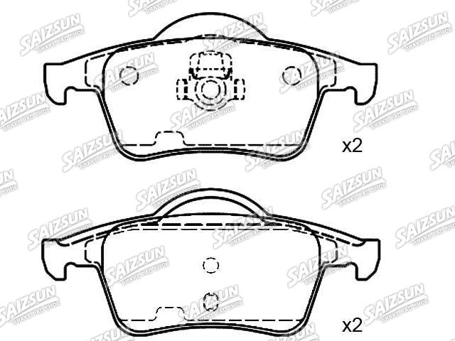тормозная кладка Brake Pad Set:272 399