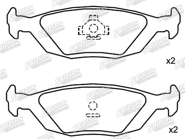 тормозная кладка Brake Pad Set:41 96 317