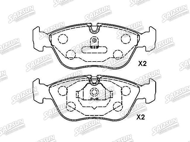 тормозная кладка Brake Pad Set:271 587