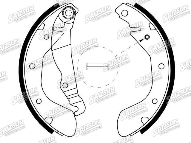 Brake Shoe Set Brake Shoe Set:16 05 041