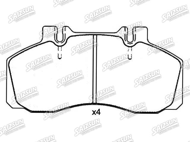 тормозная кладка Brake Pad Set:190 6298
