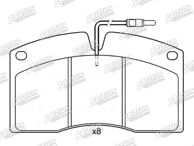 тормозная кладка Brake Pad Set:5001 821 995