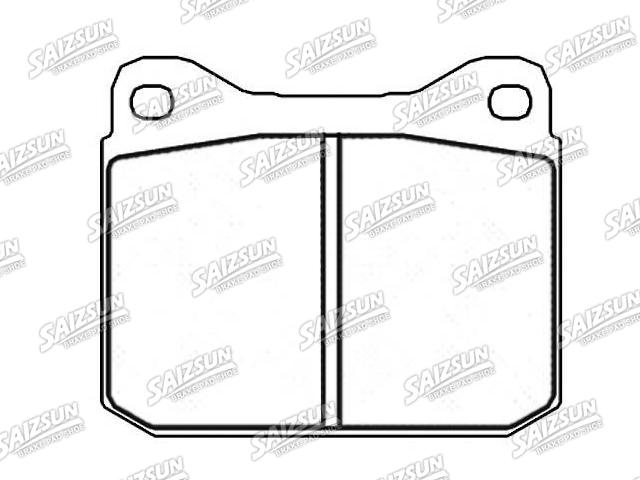 тормозная кладка Brake Pad Set:001 586 63 42