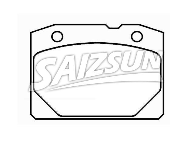 тормозная кладка Brake Pad Set:2101-350 1089