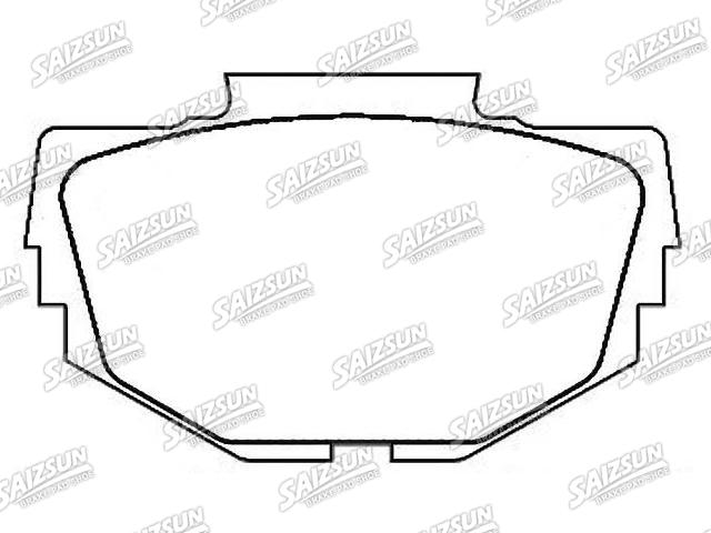 тормозная кладка Brake Pad Set:180272