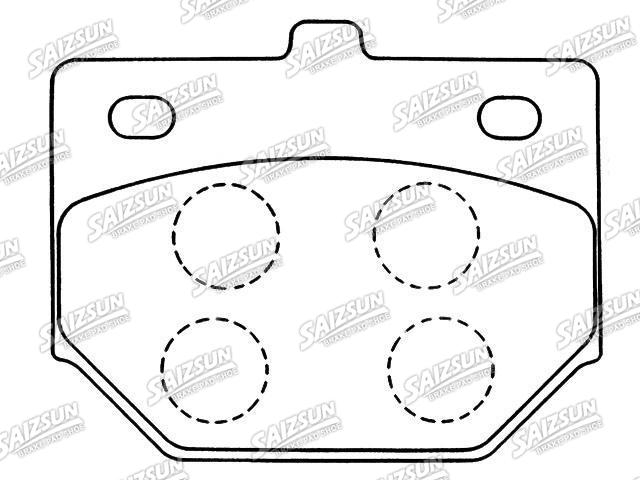 тормозная кладка Brake Pad Set:04491-87701